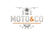 Logo pour entreprise de d’accessoires moto qui porte le nom de « Moto&Co »